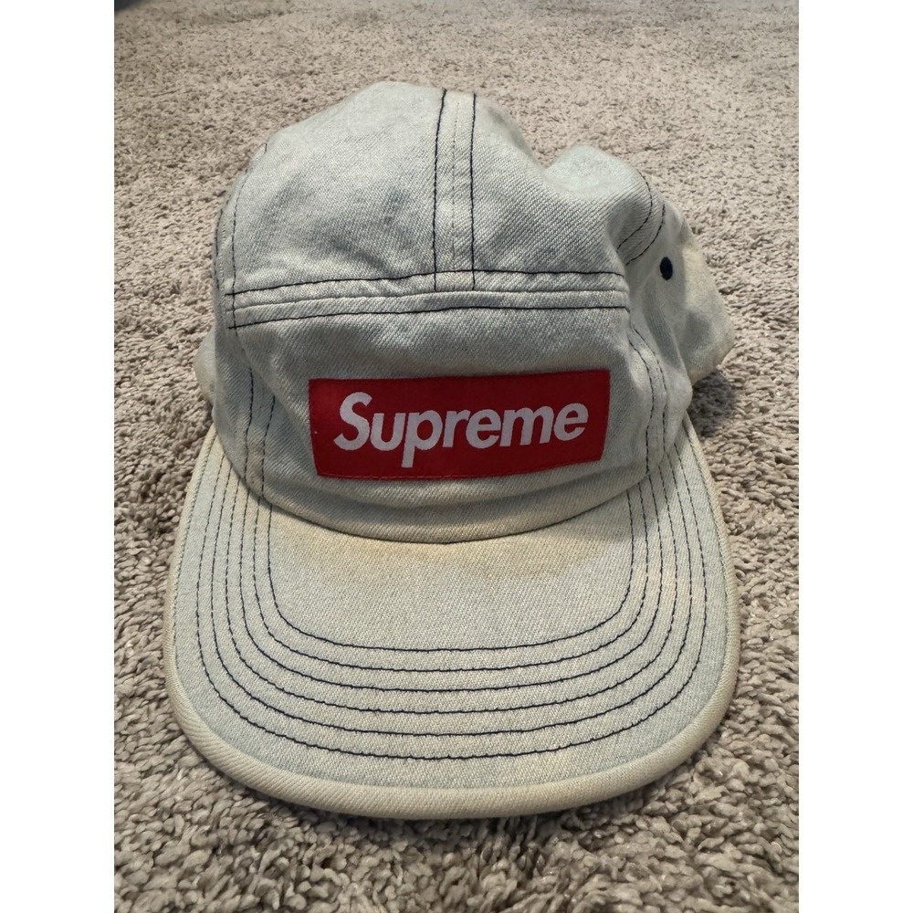 Supreme washed chino twill camp cap (FW18)